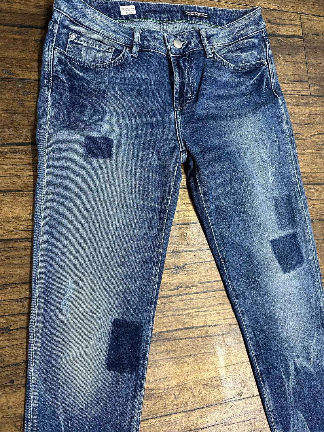 타미힐피거 데님 패치 워싱 청바지 28사이즈 새제품 올드스쿨 상품이미지2