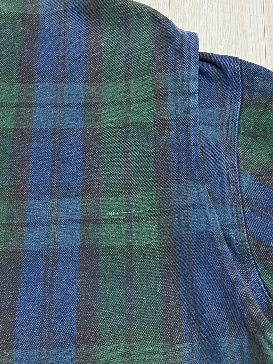 90s폴로컨츄리 체크 덩가리핏자켓 XXL 상품이미지7