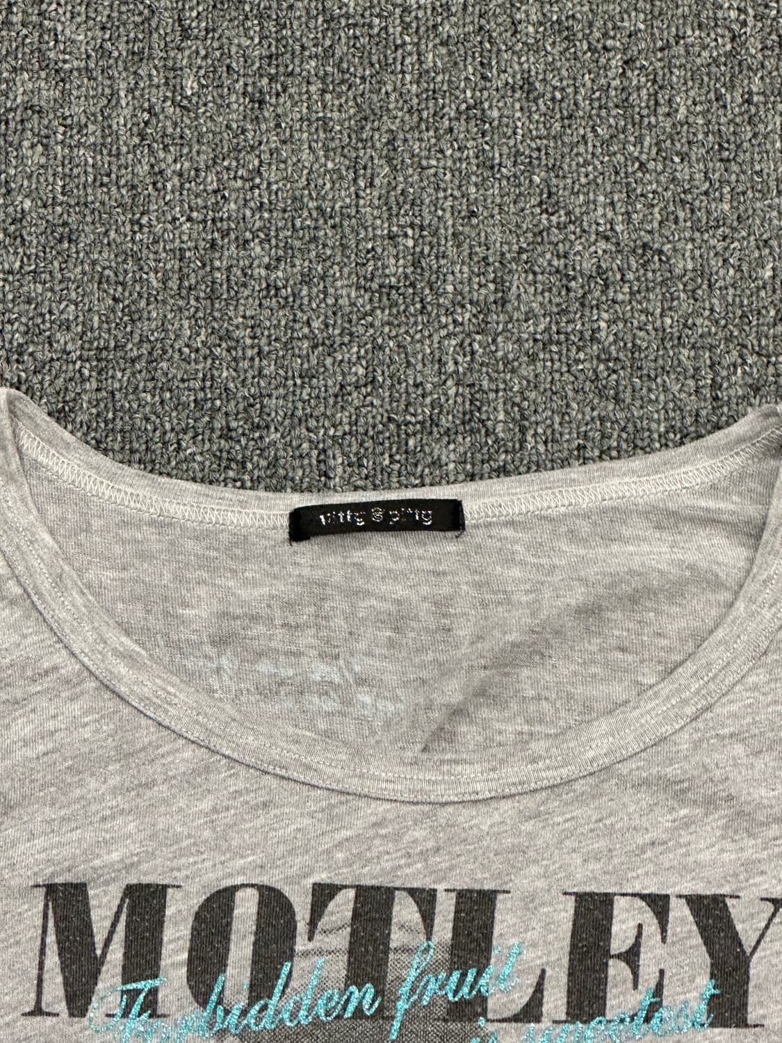 OS)Japanese vintage Y2K 빈티지 프린팅 그레이 롱슬리브 상품이미지6