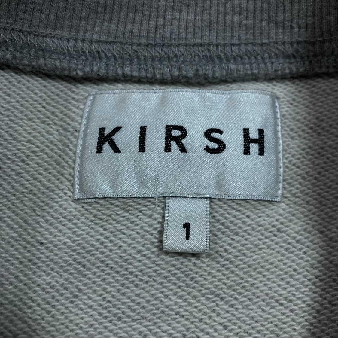 키르시 체리 빅로고 그레이 맨투맨 상품이미지3