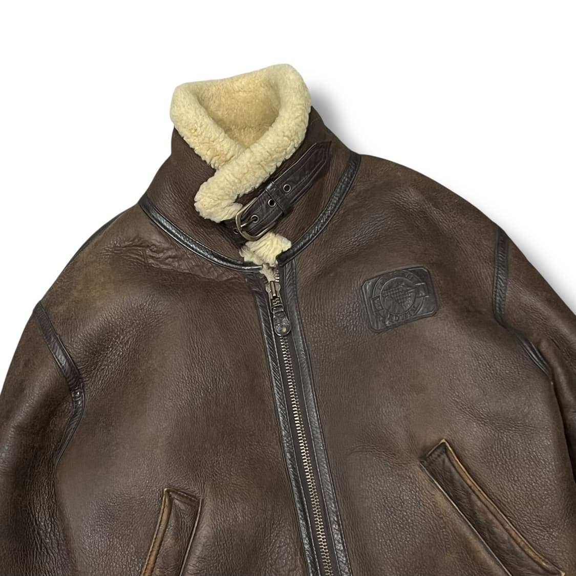 에드윈 b-3 램스킨 무스탕 자켓 s08353 상품이미지4