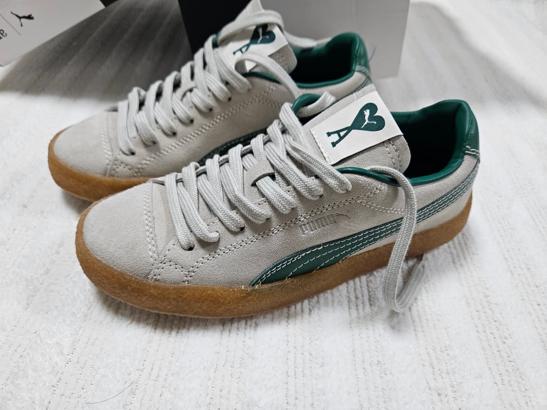 푸마 x 아미 스웨이드 크레페 프리스틴 240    상품이미지6