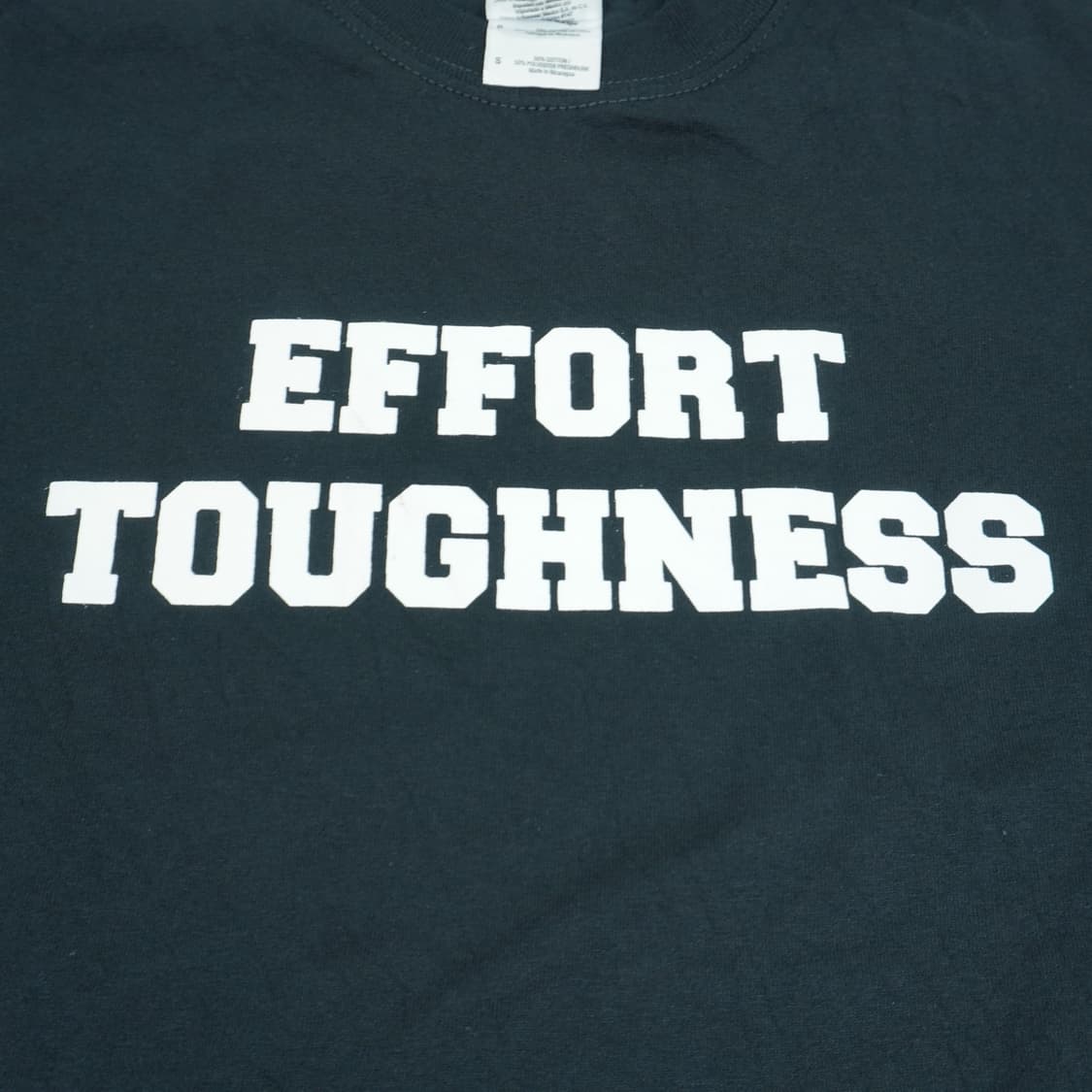 길단 블랙 드라이블렌드 EFFORT TOUGHNESS 레터링 티셔츠  상품이미지5