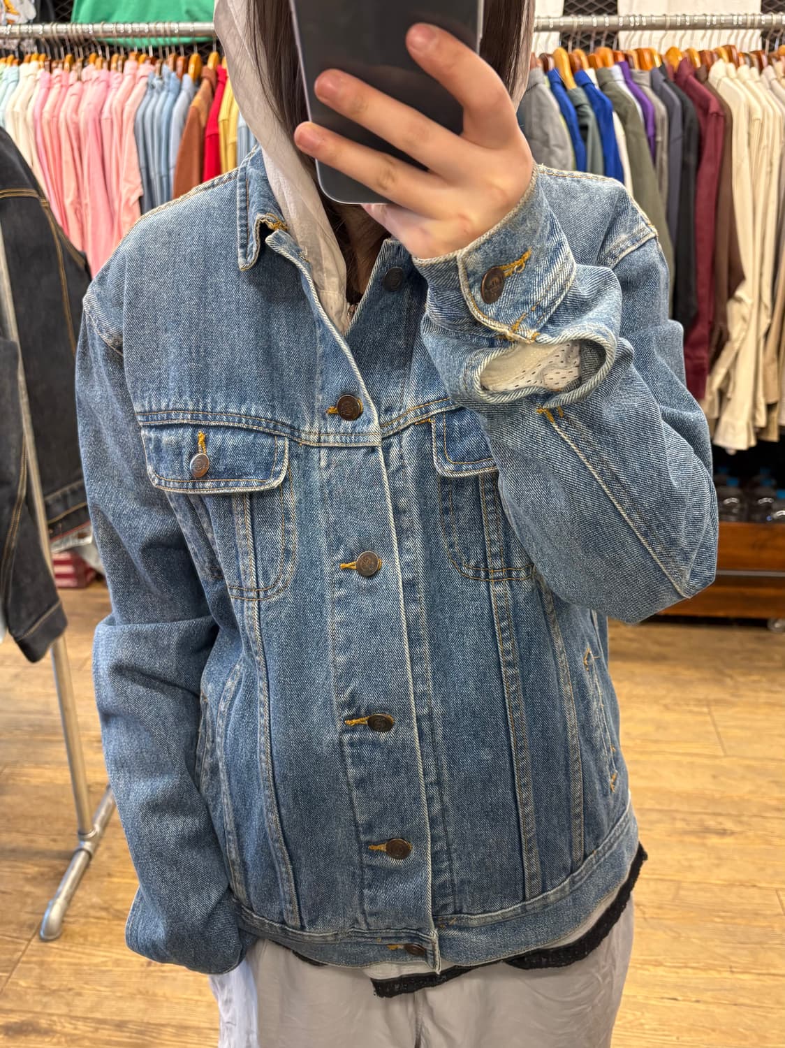 하드락 자수 데님 자켓 상품이미지4