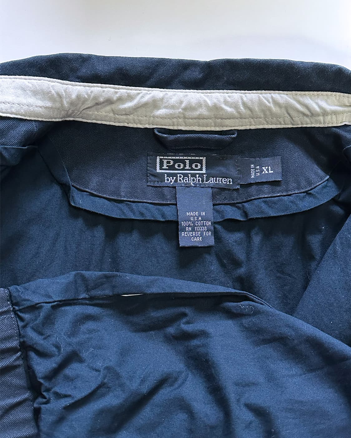 폴로랄프로렌 네이비 코튼 스윙탑 자켓 상품이미지5