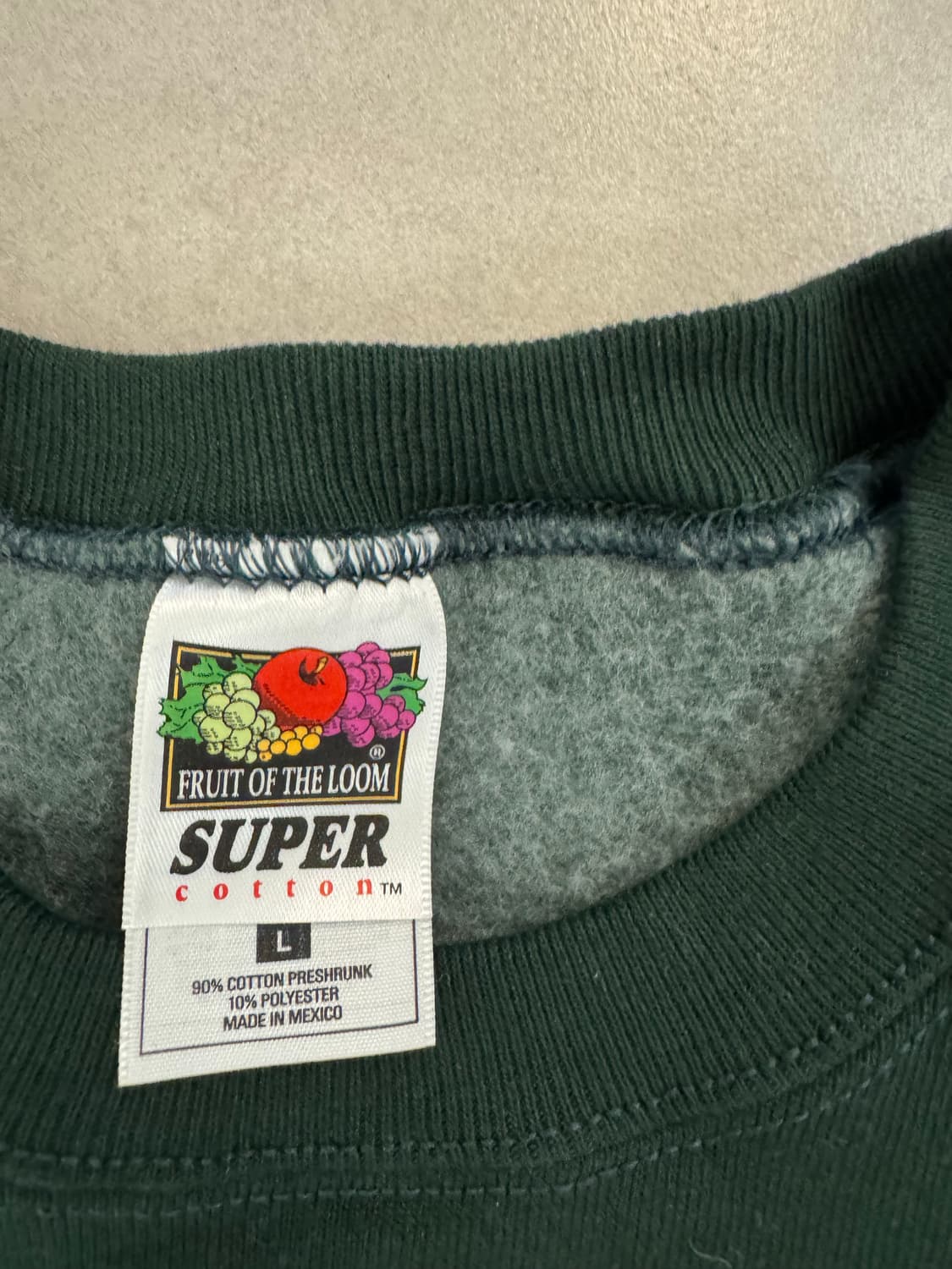 90‘s 빈티지 Fruit of the Loom 스웨트셔츠 상품이미지3