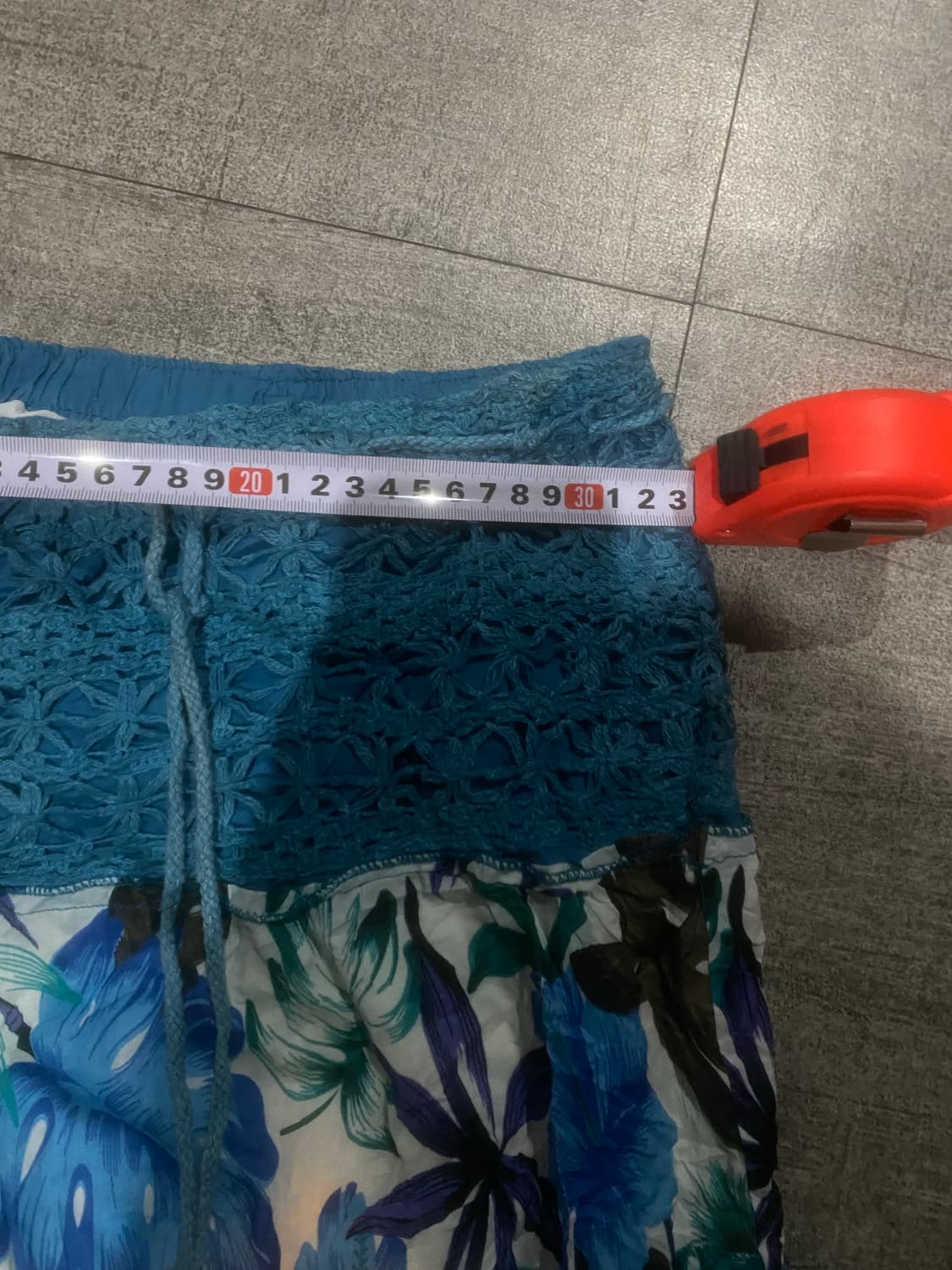 일본빈티지 달천깔페어리 인어공주보헤미안 퍼퓰럼롱스커트 상품이미지2