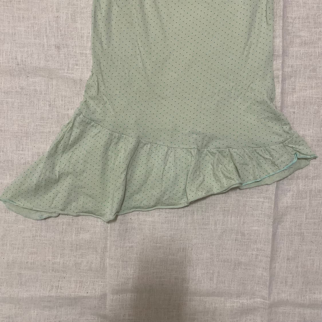 Green dot holterneck sleeveles 상품이미지4