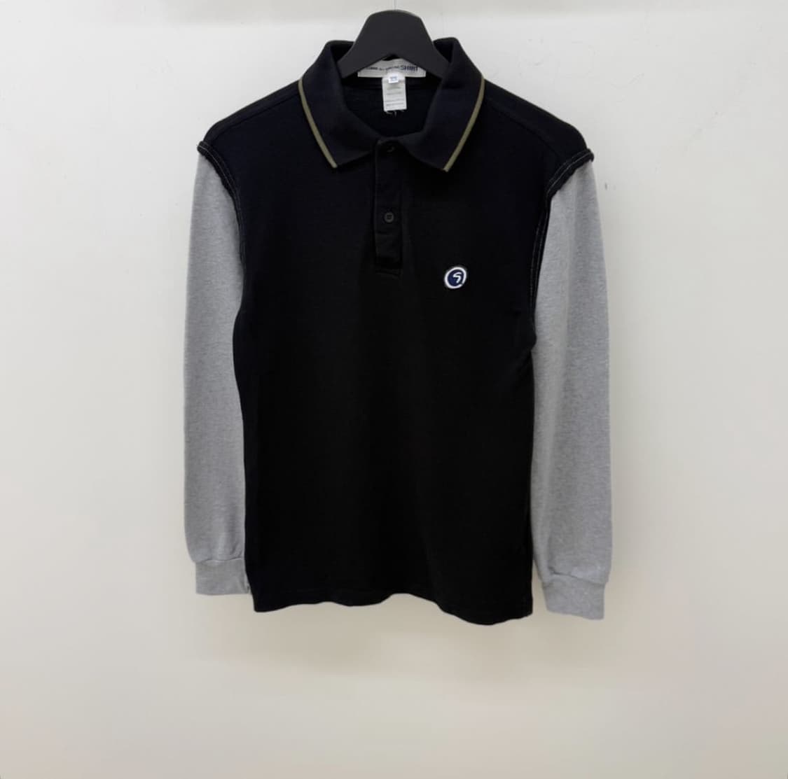 꼼데가르송 셔츠라인 s로고 pk 롱 슬리브 상품이미지1