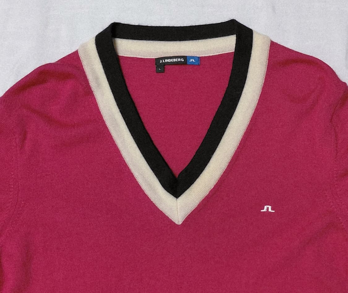 [정품] 제이린드버그 AMY 메리노 울 100% 브이넥 니트 (L) 상품이미지3