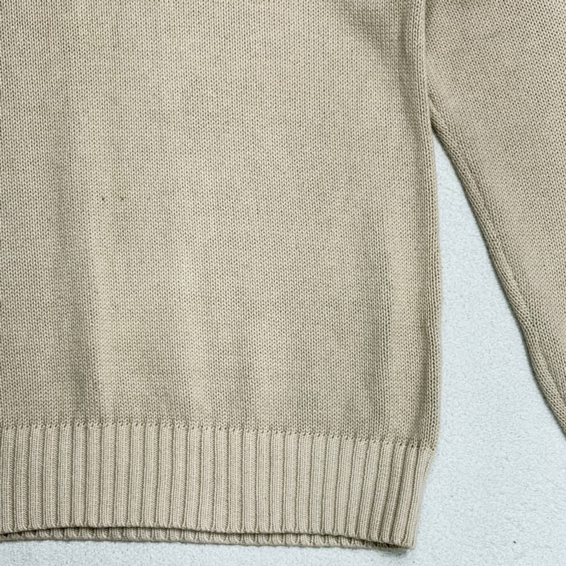 POLO 라운드넥 코튼 니트 L 상품이미지2