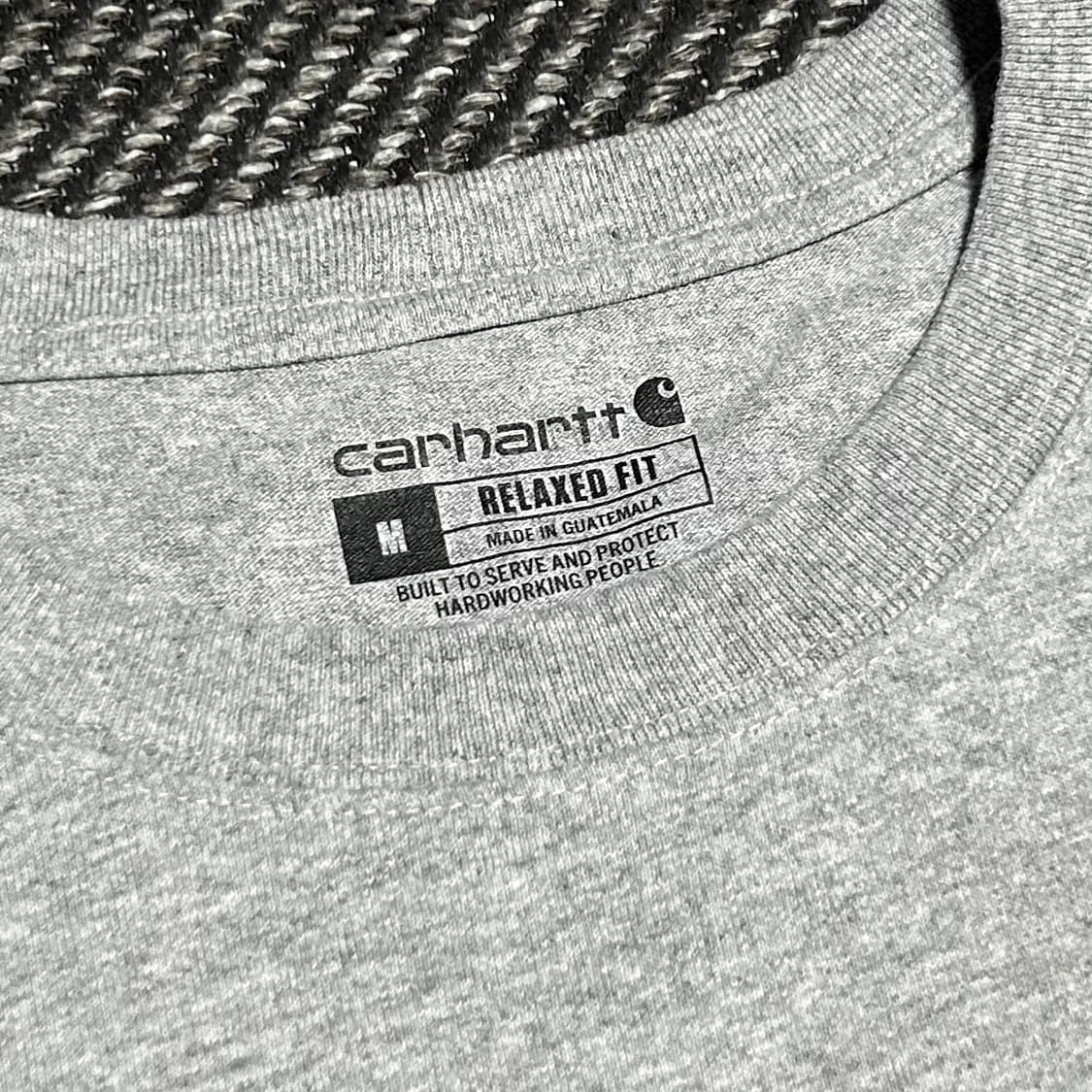 [L] Carhartt 칼하트 그레이 롱슬리브 긴팔티 상품이미지4