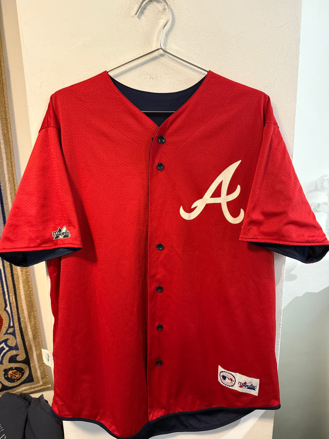 USA🇺🇸 Majestic MLB 애틀란타 브레이브스 저지 L 상품이미지5