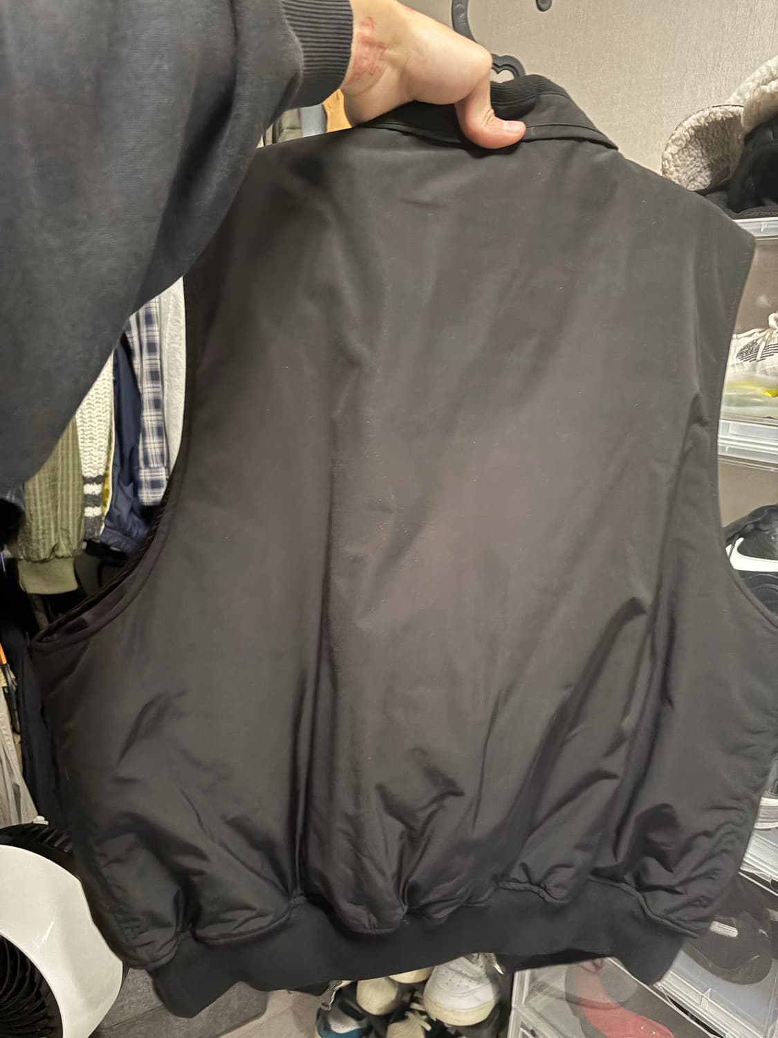 [M] 힌슨 Hinson 패딩 베스트 블랙 상품이미지3