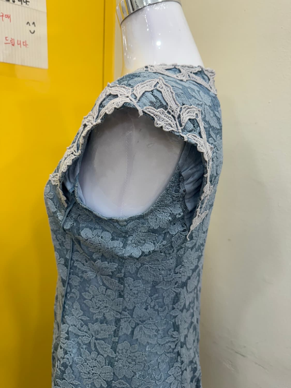 vtg 블루 레이스 원피스  상품이미지3