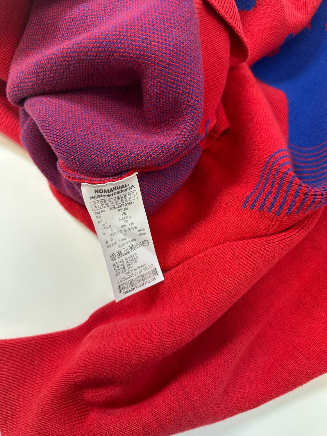노메뉴얼 크루넥 니트  상품이미지5