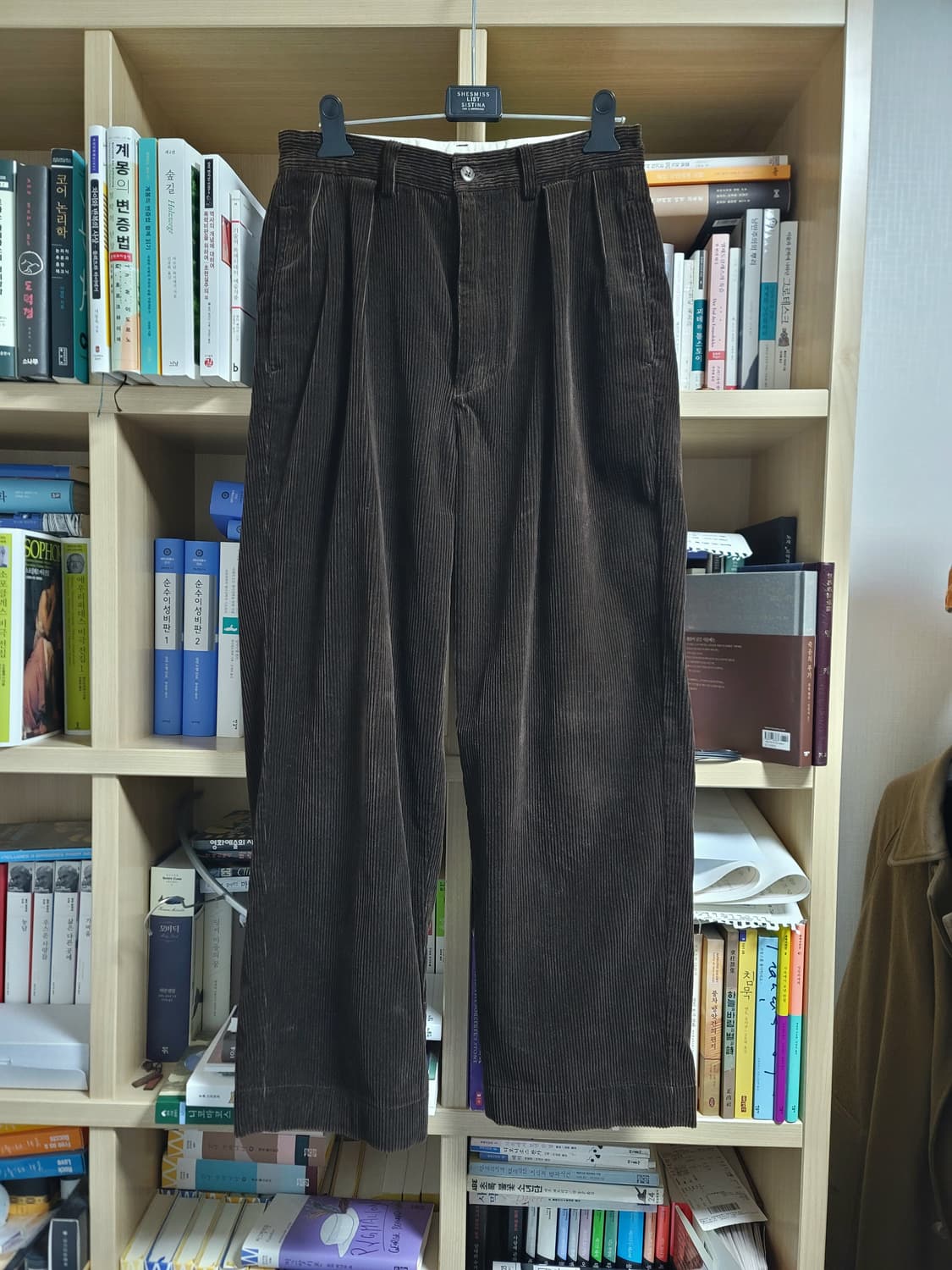 90년대 빈티지 폴로 앤드류 팬츠 코듀로이 다크브라운 상품이미지1