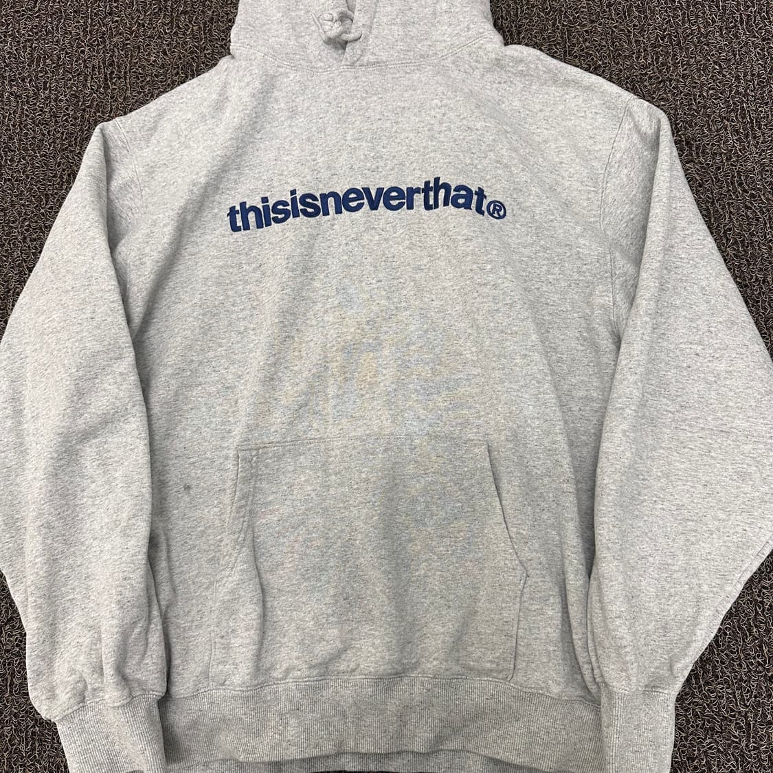 디스이즈네버댓 기모 후드티셔츠 그레이 XL 상품이미지3