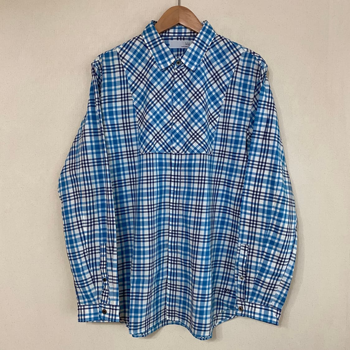 (M)유니클로 언더커버 체크셔츠 상품이미지1