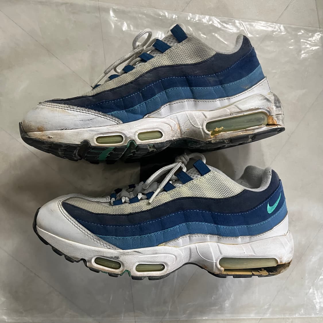 [270] 나이키 에어맥스95 OG 흰파남 상품이미지2