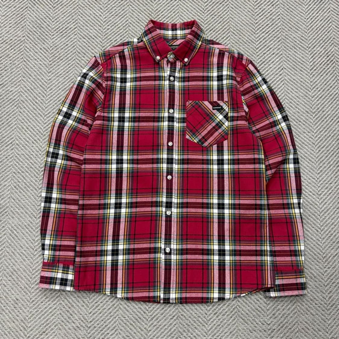 캉골 체크 셔츠 v2679 상품이미지1