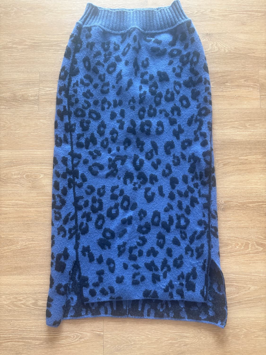 타임레오파드니트스커트 상품이미지1