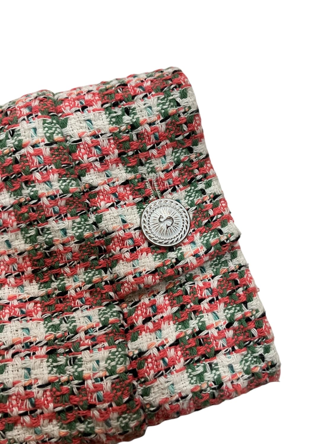 시슬리 트위트 체크 자켓 42 상품이미지6