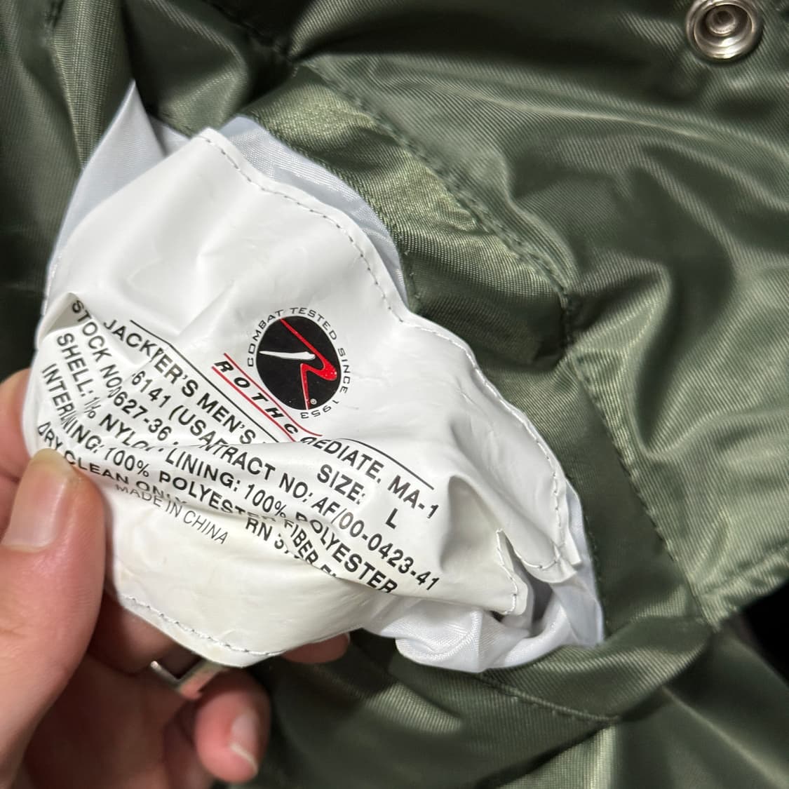 로스코 리버시블 Ma-1 플라이트 봄버 자켓 상품이미지6