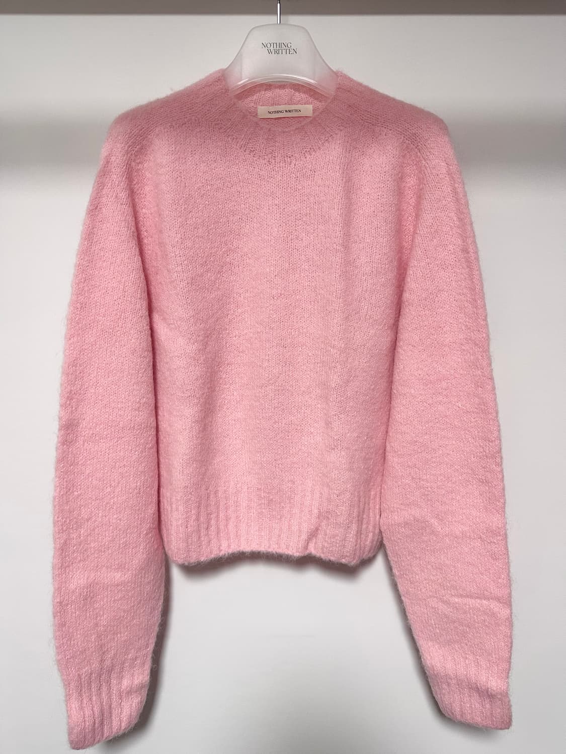 낫띵리튼 Alpaca pullover sweater (Baby pink) 상품이미지4