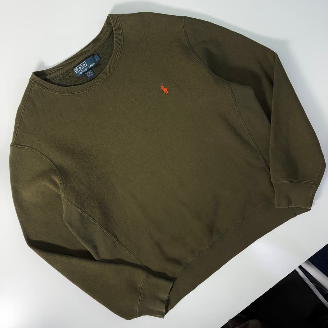 Polo   폴로 랄프로렌 자수 카키 맨투맨 상품이미지2