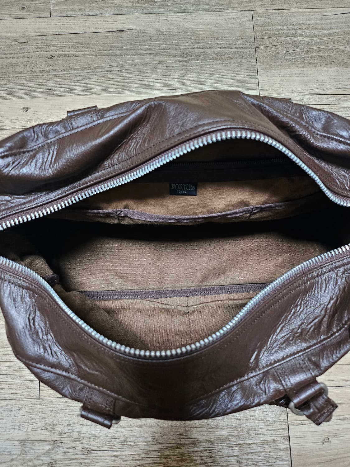 포터 프리 스타일 보스턴백 브라운 상품이미지4