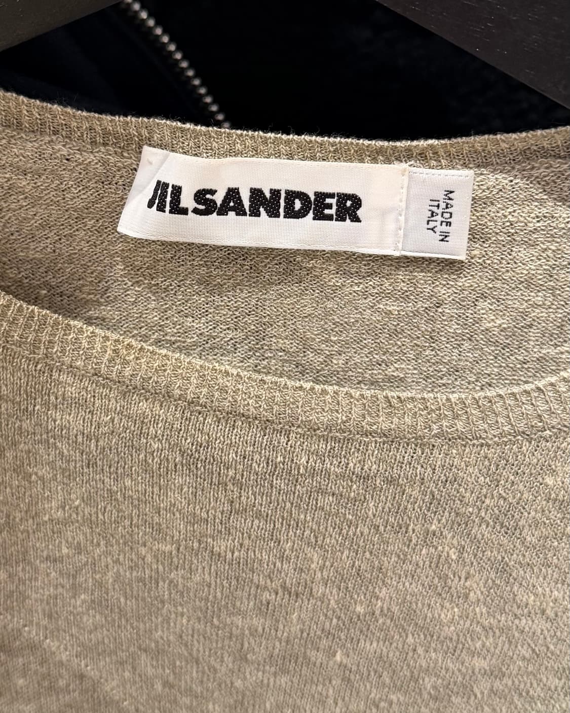 질샌더 베이지 캐시미어 크루넥 니트 스웨터 상품이미지7