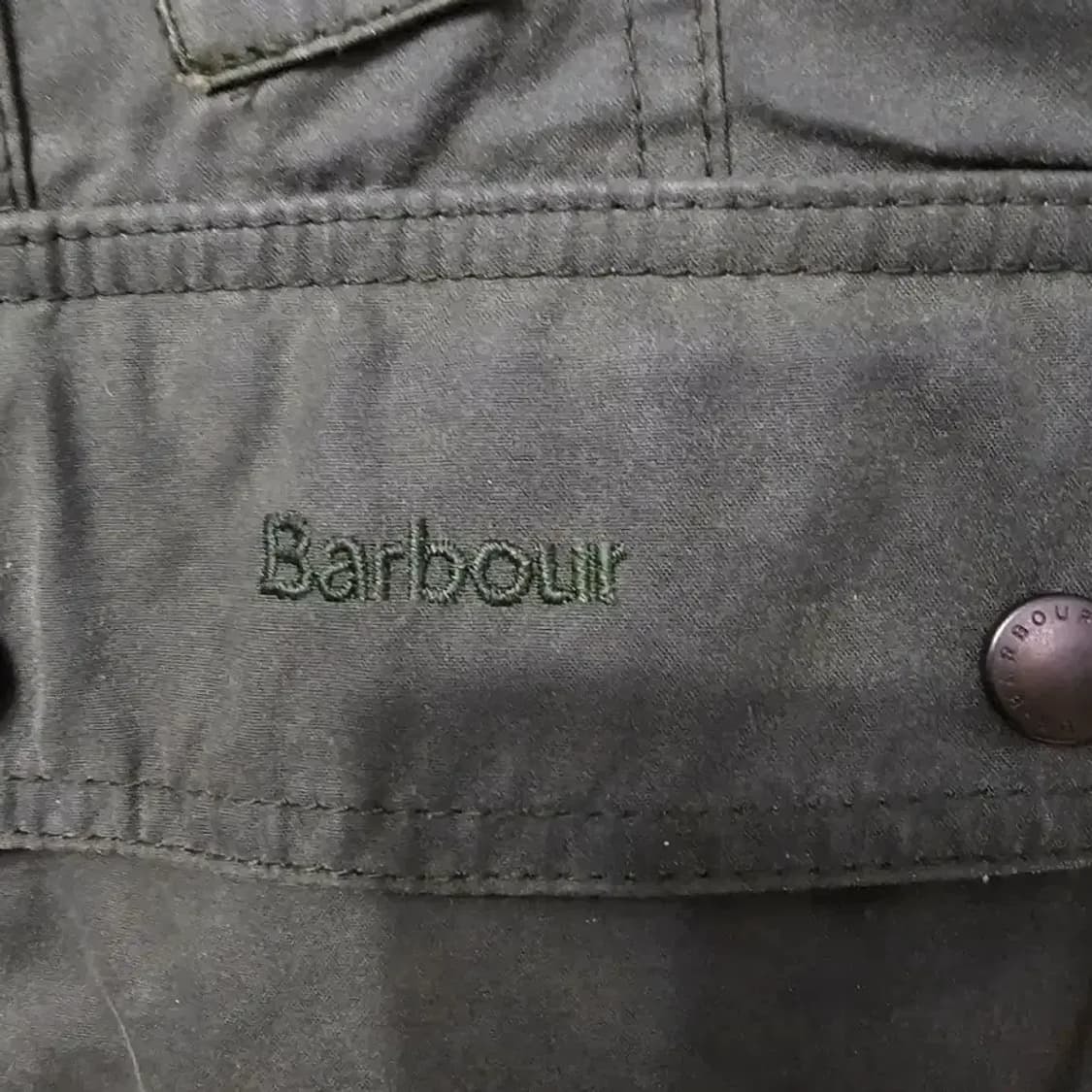 바버 왁스 자켓 UK10 올리브 ~66 상품이미지7