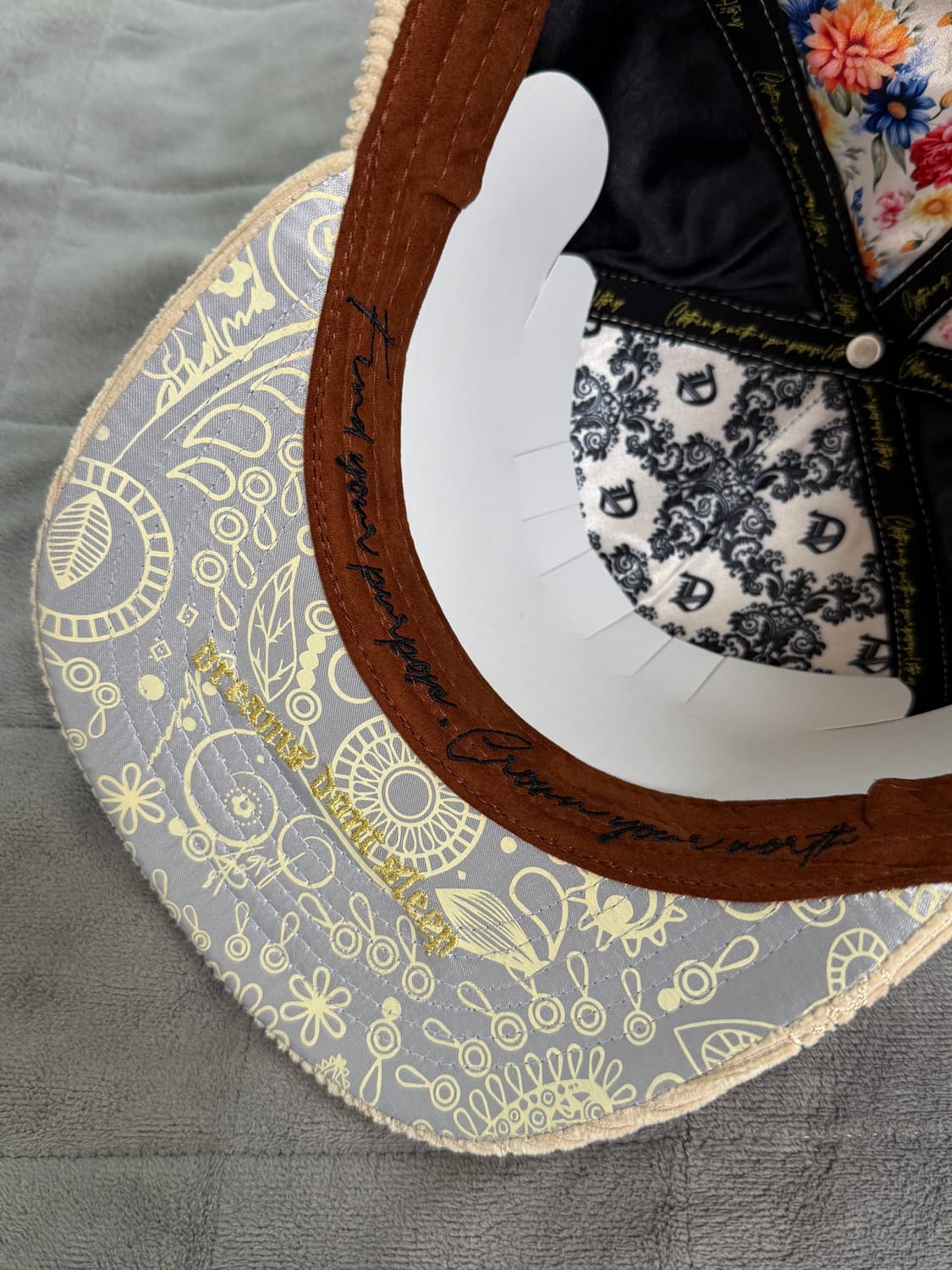 Dvniel Luu 디자이너 스냅백 베이지(새상품) 상품이미지6