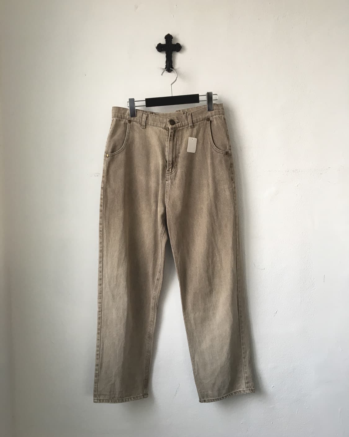 Back lace up point washing pants 상품이미지2