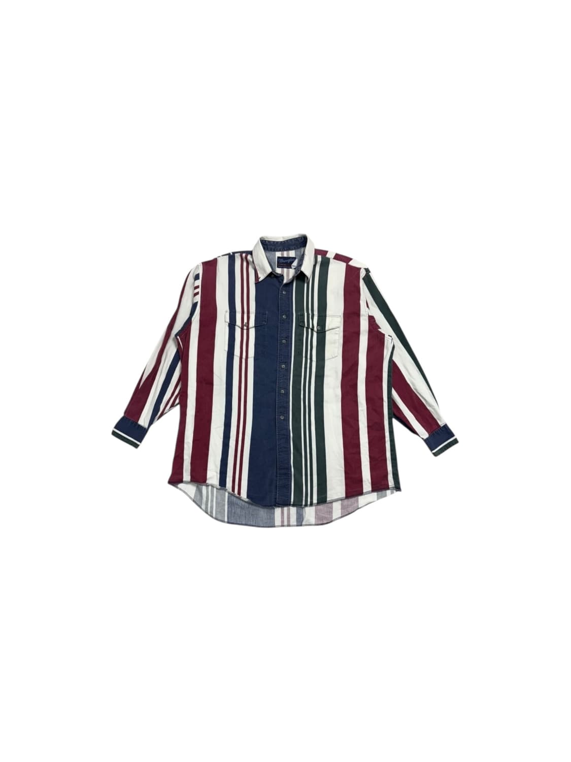 랭글러 빈티지 멀티컬러 스트라이프 웨스턴 셔츠 상품이미지1