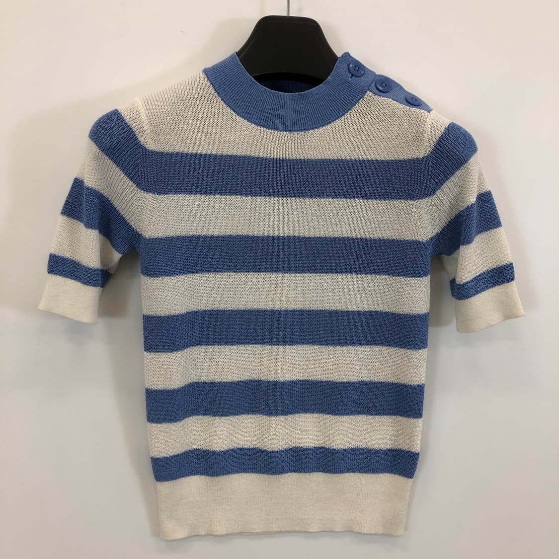 유니클로 꼼뜨와 데 꼬또니에 린넨 니트반팔 XS 상품이미지1