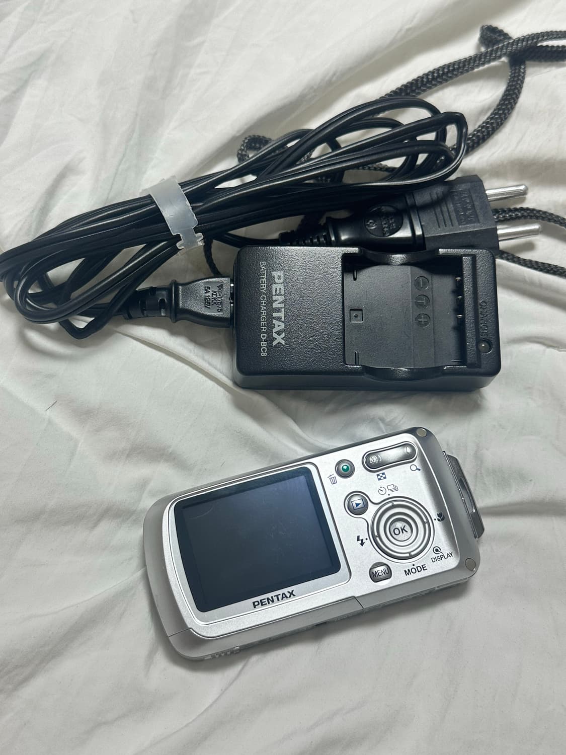 (작례o) 실버색상 펜탁스 Pentax Optio WP 상품이미지5