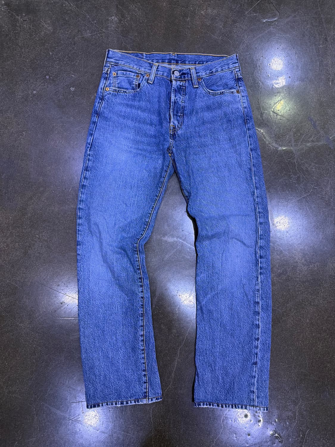 리바이스 501 빈티지 스톤 워싱 레귤러핏 데님팬츠 30 상품이미지1