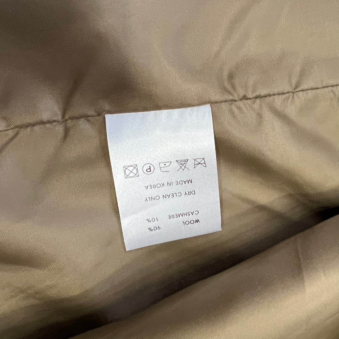 F) 케리에르 핸드메이드 캐시미어 코트 상품이미지6