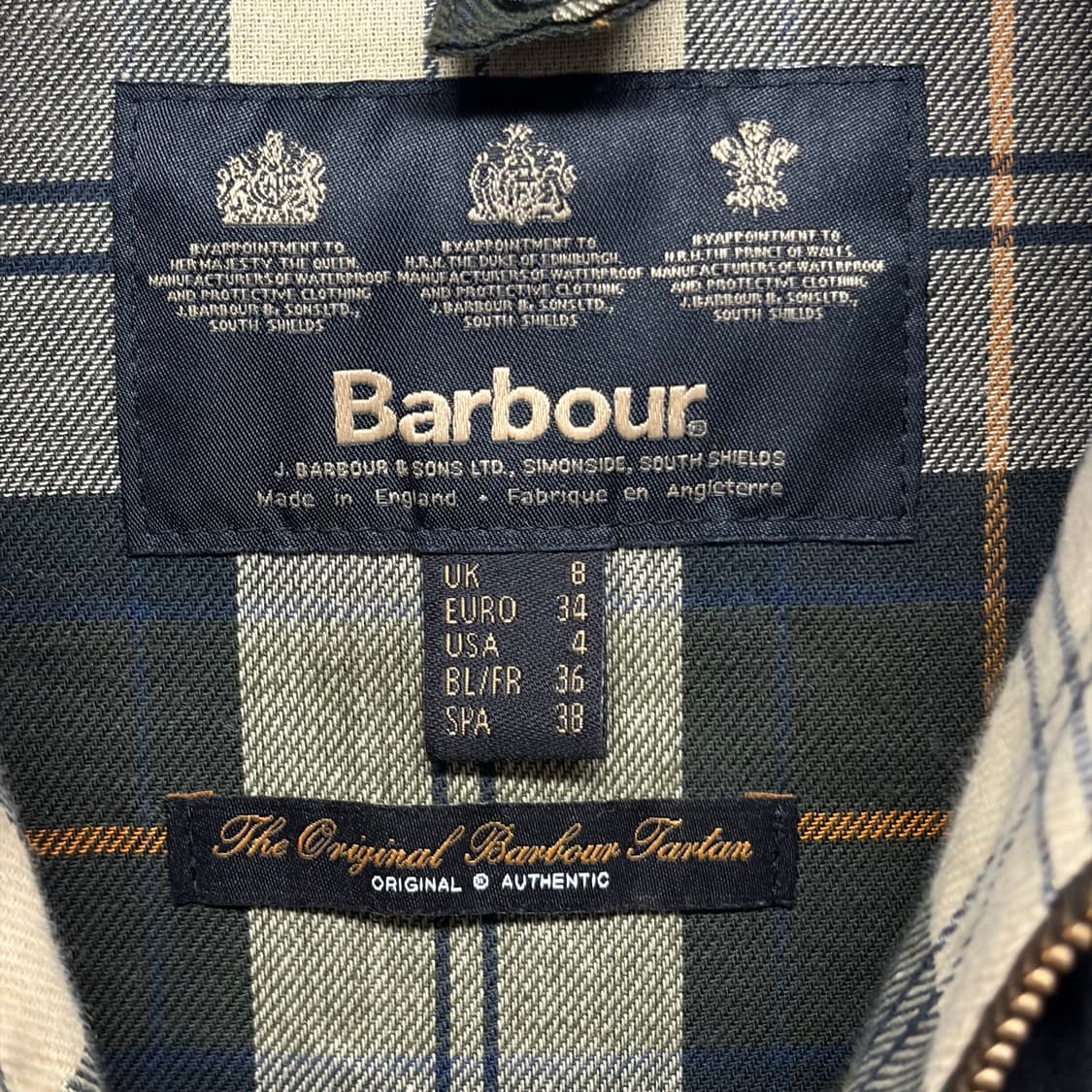 바버 왁스드 비데일 자켓 상품이미지7