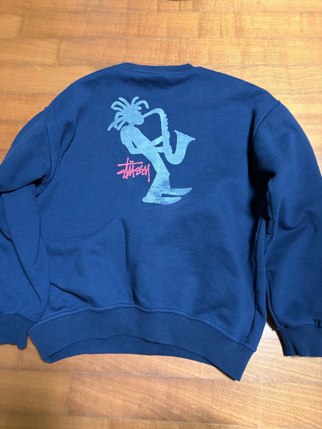 90s 스투시 재즈맨 스웻 상품이미지2