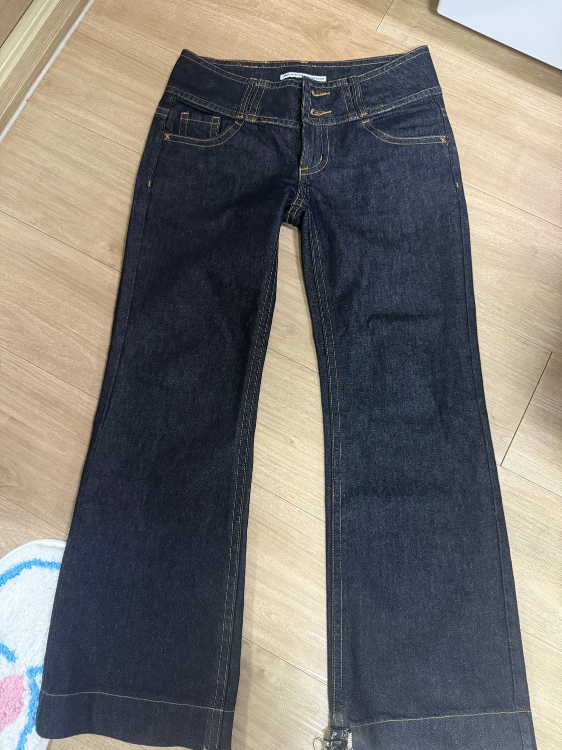 스컬프터 유니언잭 데님 인디고 상품이미지3