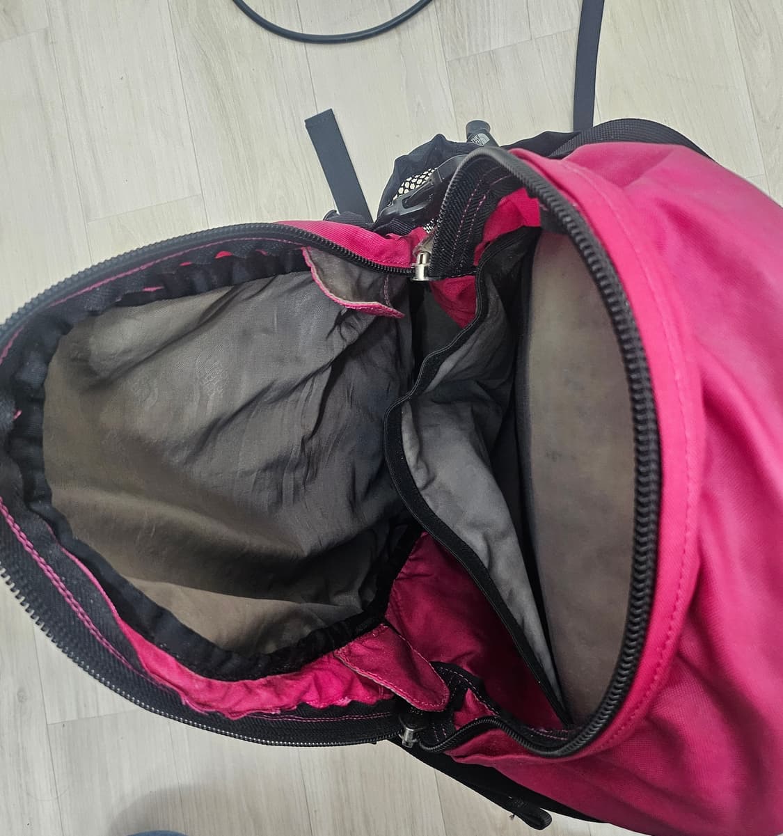 (31)L 노스페이스 버티칼 [핑크] 백팩가방 [가로:46 세로:37] 상품이미지4