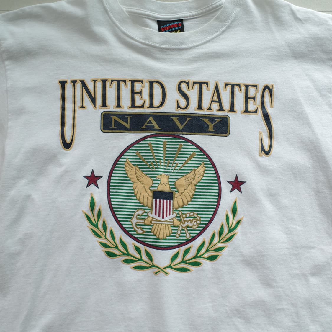 90s 소피 초이스 MADE IN USA 미해군 US NAVY 티셔츠 상품이미지2