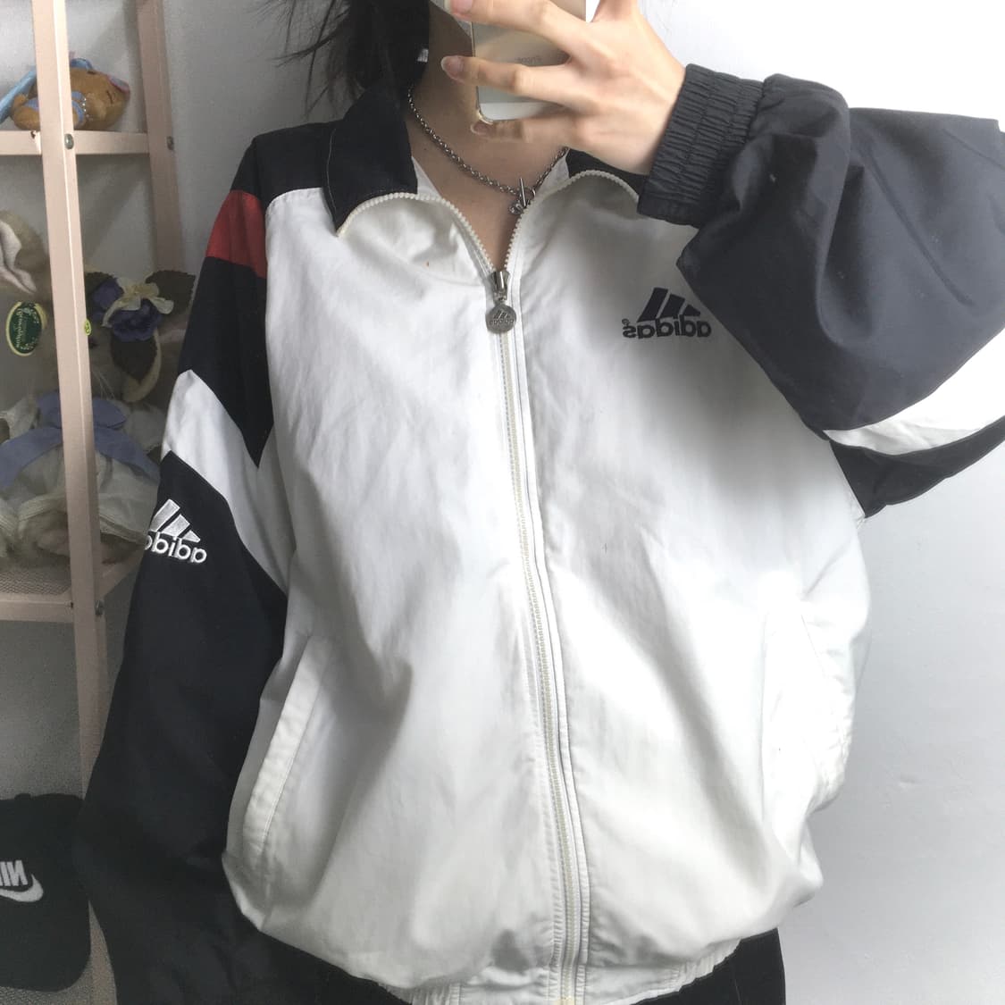 아디다스 80년대 올드스쿨 대대장 바람막이 상품이미지2