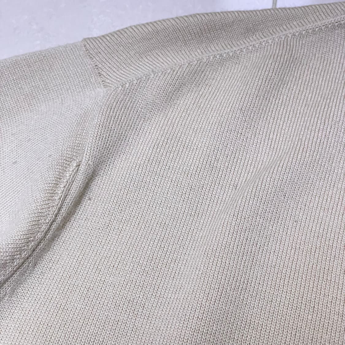 BURBERRY 버버리 하프 모크넥 울 니트 M 공용 상품이미지6