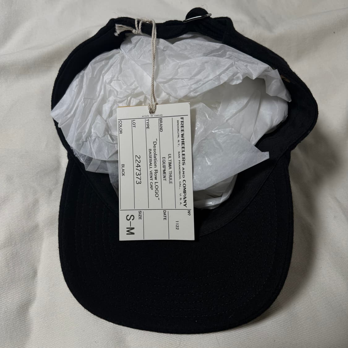 [OS]프리휠러스 데솔레이션 로우 한정 자수 볼캡 상품이미지3