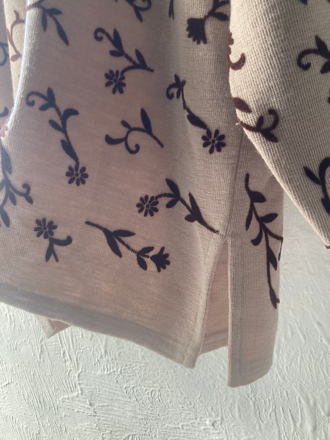 vintage flower wool  knit 상품이미지3