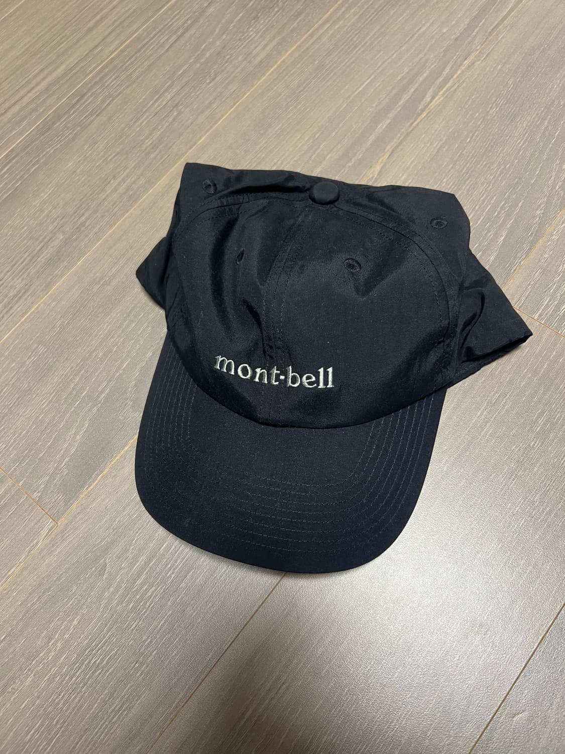 [새상품] 몽벨 나일론 볼캡 블랙 상품이미지1